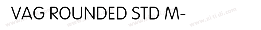 韩 VAG ROUNDED STD M字体转换